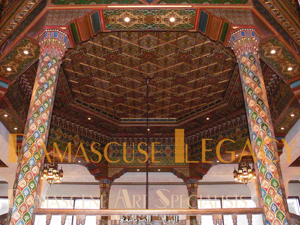 نقش دمشقي يدوي